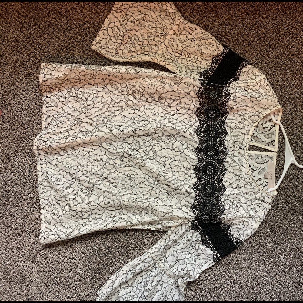Loft lace top